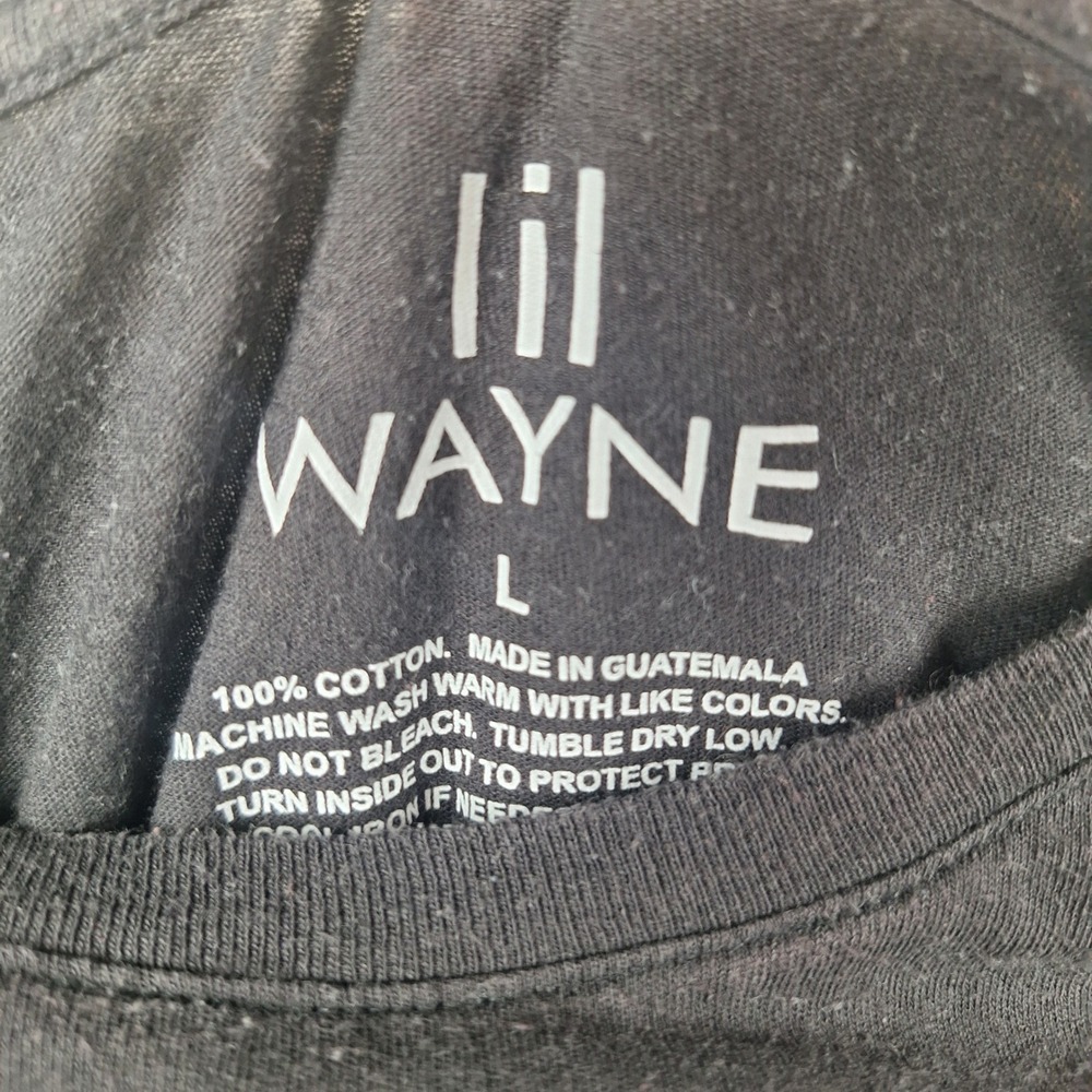 Lil Wayne Graphic T-Shirt Y2K Rap Tee Money Graphic Black Large 100% Cotton - Picture 3 of 6